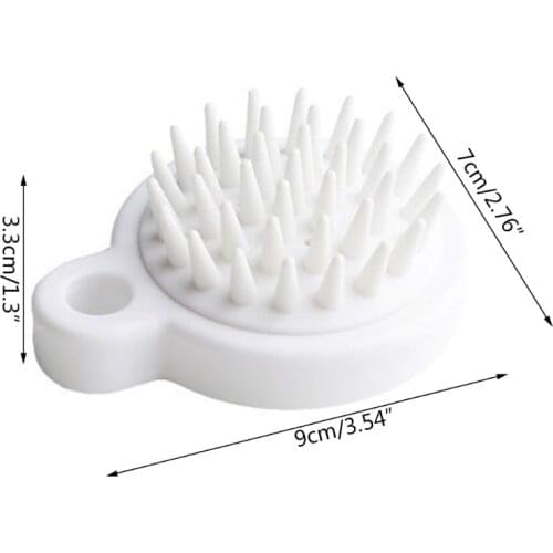 A0ND Silicone Head Body Scalp Massage Brush Comb Shampoo Hair Washing Comb Shower Brush Bath Spa Slimming Massage Brush