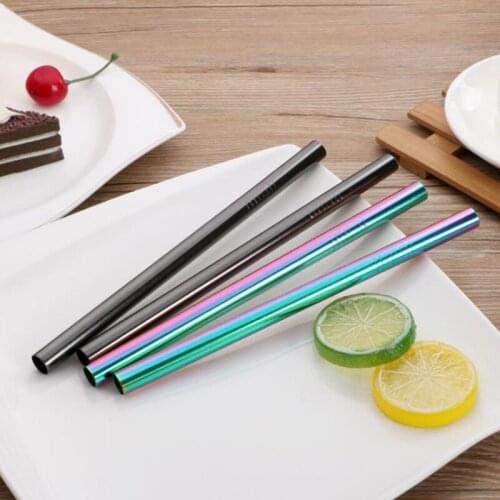Stainless Steel Straws Reusable Drinking Straw High Quality Straight Metal Straw F20173913