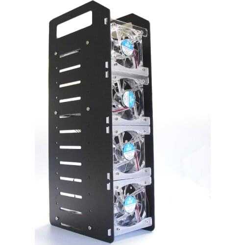 Aluminum alloy hard disk rack 3.5 heat dissipation bracket HDD multi-layer mechanical HDD expansion rack chia mining