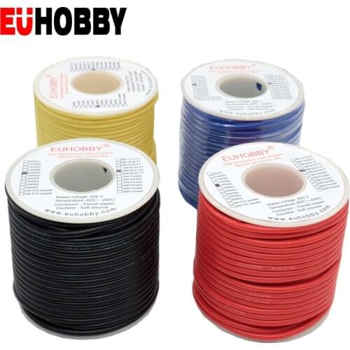 Heat-resistant cable wire 30M 98.42FT 18AWG Servo line Servo cable silicone wire lithium battery special soft silicone wire