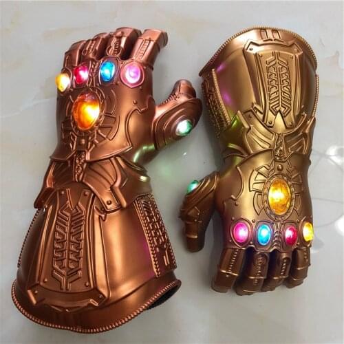 1: 1 LED Light Gauntlet War Cosplay LED Gloves Halloween Costume Gift Props