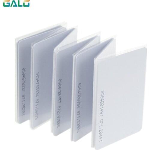 125Khz RFID Proximity Cards ID Card Time EM4100 TK4100 Attendace system Access control System