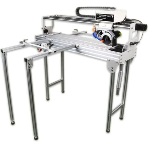 45 Degree Chamfer Laser Cutting Saw for Marble Granite Quartz Stone Electric Automatic Ceramic Tile Cutting Machine