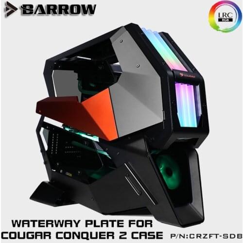 Acrylic Board Water Channel Solution kit use for COUGAR CONQUER 2 Computer Case / Kit for CPU and GPU Block / Instead reservoir