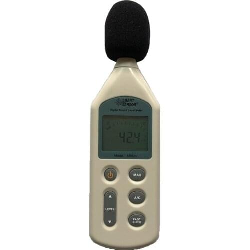 Digital Sound Level Meter Measure 30-130dB Noise dB Decibel Meter Monitoring Testers Metro Diagnostic-tool Smart Sensor AR824