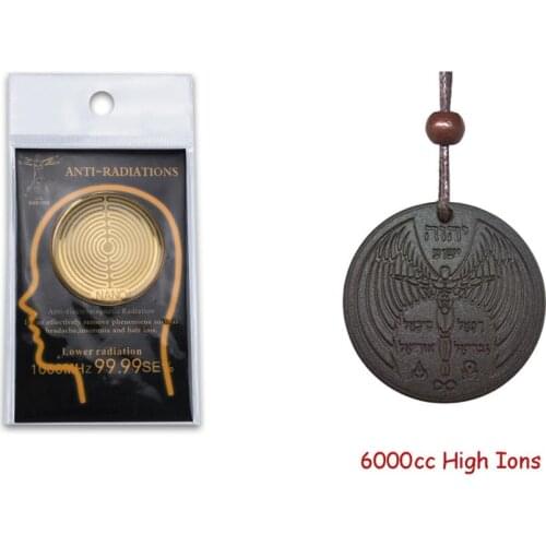 DanYee High Quantity Against EMF/Radiation for mobile phone 6000cc Scalar Volcanic Tourmaline Pendant