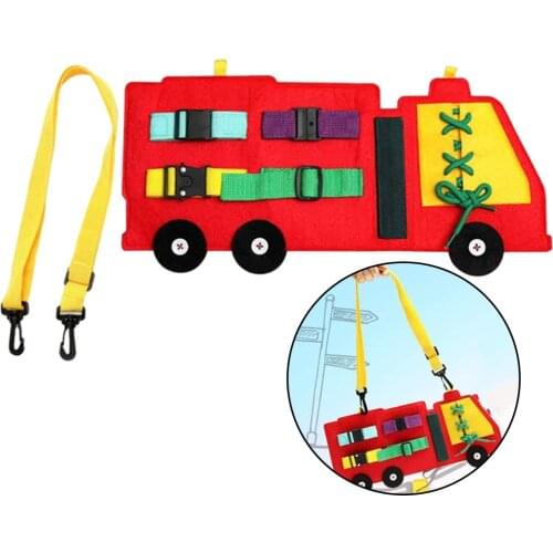 Toddler Kids Busy Board Toys Basic Skills Sensory Board Fine Motor Training Practice for Kids 3-6 Years Old