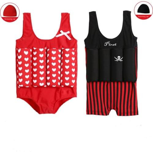 Kids Swimwear Baby Swimsuit Boys and Girls Professional Buoyancy Swimsuit One-Piece Cute Swimsuit