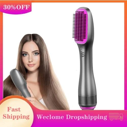 Hair Dryer Smoothing Brush Hot Air Brush Hair Blow Dryer Comb Hairdryer Hairbrush One Step Hair Dryer and Volumizer Dryer Brush