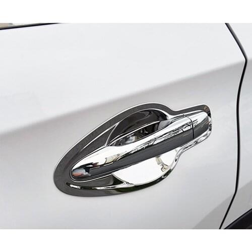 Chromium Styling For Nissan Murano 2015 2016 2017 2018 2019 2020 Chrome Exterior Door Handle Bowl Cup Cavity Cover Moulding Trim