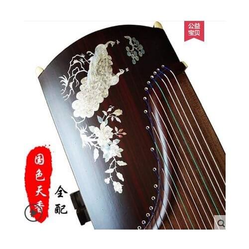 Chinese guzheng musical instrument Paulownia elongata Zither