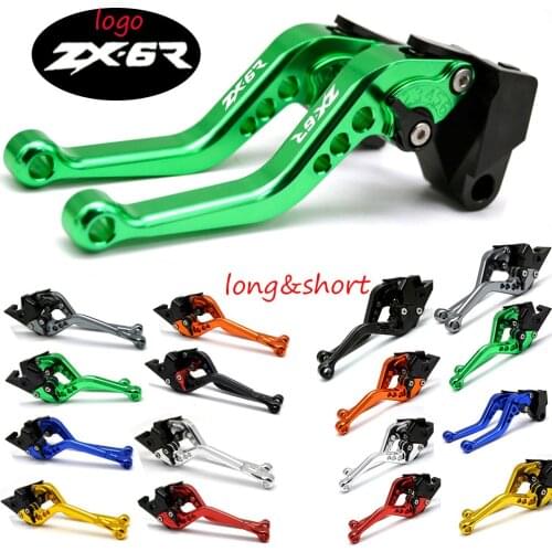 Short&Long For Kawasaki ZX6R ZX-6R ZX 6R 1995-1999 Motorcycle Accessories CNC Brake Clutch Levers