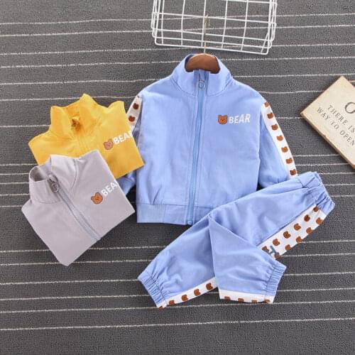 2021 Autumn Baby Clothes Children Boys Girls sport letters Hoodies Pants 2Pcs/sets Toddler Zipper Clothing Infant Kids Tracksuit