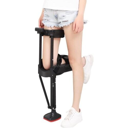 Sprained ankle fracture leg ankle hurt antiskid stick one leg extension step help walking auxiliary