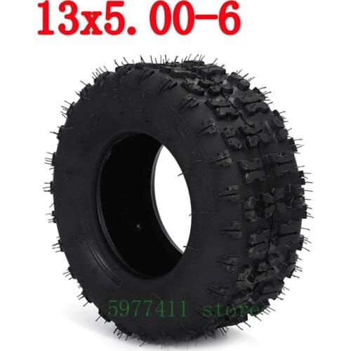 Size 13 * 5.00-6 4.10-6 Butterfly Vacuum Tire Tubeless For ATV ATV Go Kart Scooter Small Lawn Mower