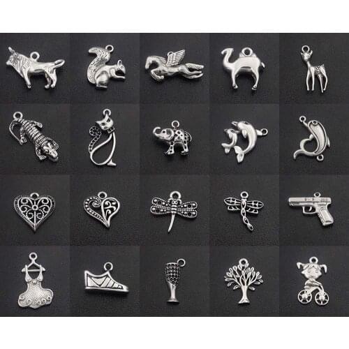 316l Stainless steel Pendant Charms Diy Accessories for Pendants Bracelets Jewelry Making Wholesale