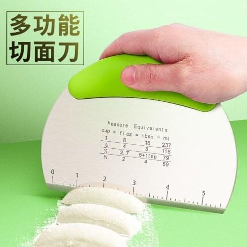 Stainless Steel Spatula Baking Cake Cream Rice Roll Spatula Scraper Home Baking Cutting Tools Reusable