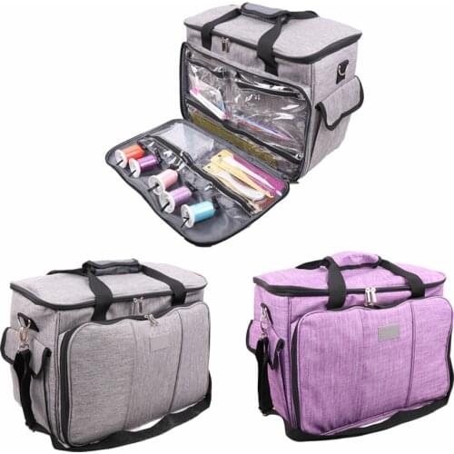 Knitting Bag Oxford Cloth Machine Storage Bag Large Capacity Sewing Tools Handbag Sewing Tools Dust Cover Case Accessories