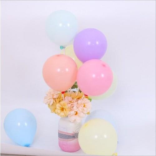 10 pcs 5 Inch Single Layer Latex Balloon Romantic Wedding Room Party Decoration Small Fresh Candy Color Balloon
