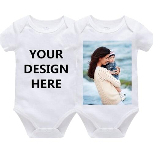 2020 3 Pcs/lot Personalized Customization Baby Girl Boy Bodysuits Body Baby Clothes Infantile Long Sleeve Newborn Baby Clothing