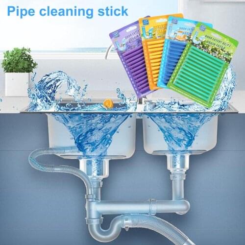 4 colors Oil Decontamination Kitchen Toilet Bathtub Drain Cleaneer Spot Pipe Cleaner Clean Sewer Cleaning Rod Random Color Hot