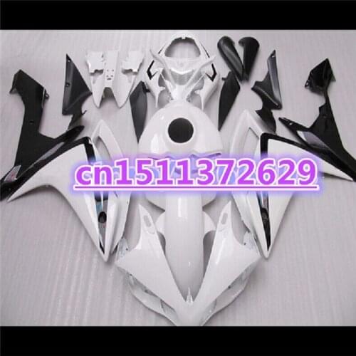 ABS Fairings for YZF R1 07 08 YZF-R1 07-08 white black YZF1000 R1 07 08 YZF R1 2007 2008 fairing kits-Dor for Yamaha D