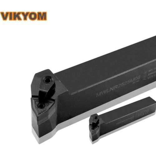 CNC Mill Tool Holder Milling Cutter Bar Arbor MWLNR2020K08 / MWLNL2525M08 External Turning Tool Carbide For 0604 / 0804 Inserts