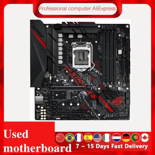 For Asus ROG STRIX B365-G GAMING Original Used Desktop Intel B365 B365M DDR4 Motherboard LGA 1151 i7/i5/i3 USB3.0 SATA3