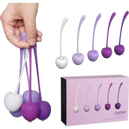 Sex Product Medical Silicone Weights Exercise Kegel Ball Vaginal Tighten Ben Wa Ball Vagina Ball Geisha Balls Sex Toys for Woman