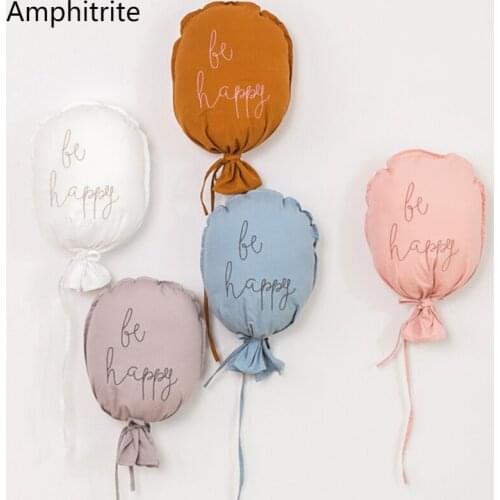 Creativity Cotton Ballon Wall Hanging Ornaments Childrens Room Nice Decorations Pillows Nordic Baby Kindergarten Bedroom Decor