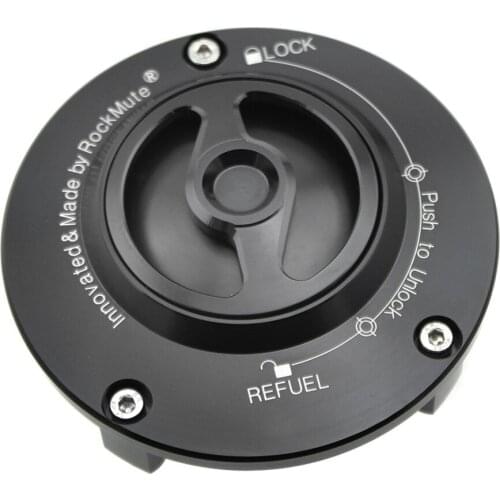 Motorcycle Billet CNC Gas Fuel Petrol Cover For HONDA CRF1000 CRF1000L 2016-2020 Push to Lock Keyless Fuel Tank Cap