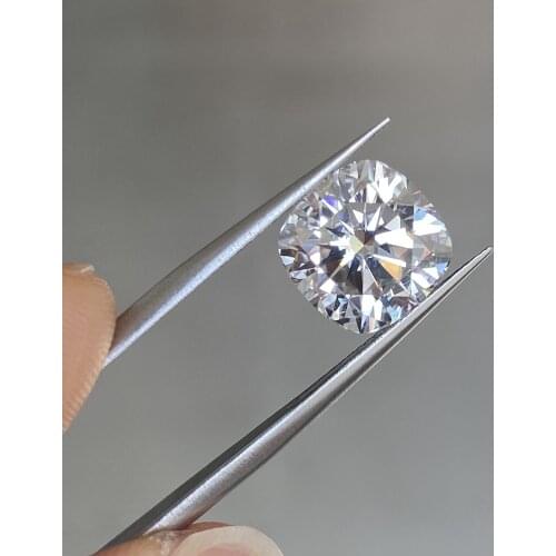 Moisangna Loose Created Moissanite Stone D VVS1 Excellent Cushion Cut 2 Carat Earring Gemstone