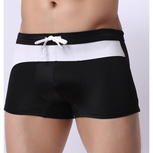 Swimwear Men Breathable Mens Swimsuits Swim Trunks Boxer Briefs Sunga Swim Suits Maillot De Bain Beach Shorts Wholesales C1303