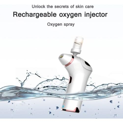 Nano Atomized Oxygen Injector Handheld Rechargeable Mini Portable Facial Deep Moisturizing and Face Spa Moisturizing Instrument