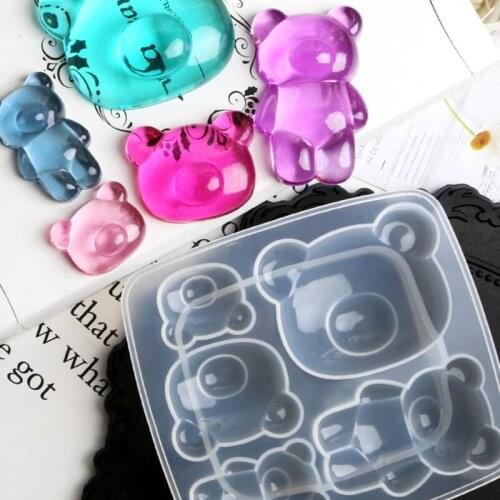 2021 New Big Nose Crystal Epoxy Resin Mold Pendant Silicone Mould DIY Crafts Jewelry Casting Tool 2020 trend