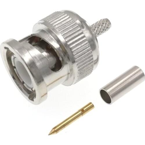 BNC Male Crimp For RG316 RG174 LMR100 RF Connector