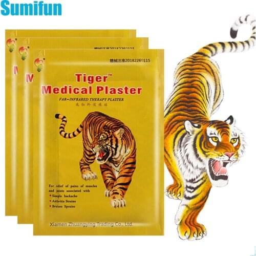 8pcs Tiger Balm Pain Relief Plaster Back Neck Shoulder Orthopedic Herbal Medical Sticker Joint Arthritis Cervical Patch Health