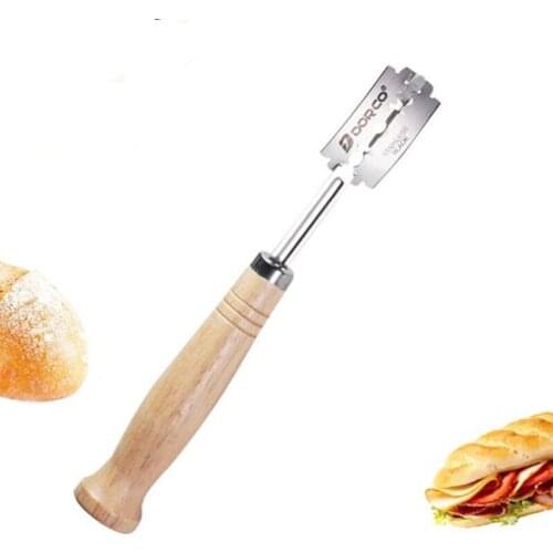 European Bread Arc Curved Creative Dough Bisector Knife Kitchen Baking Pastry Tools Double-Sided Baguette French Toast Cutter
