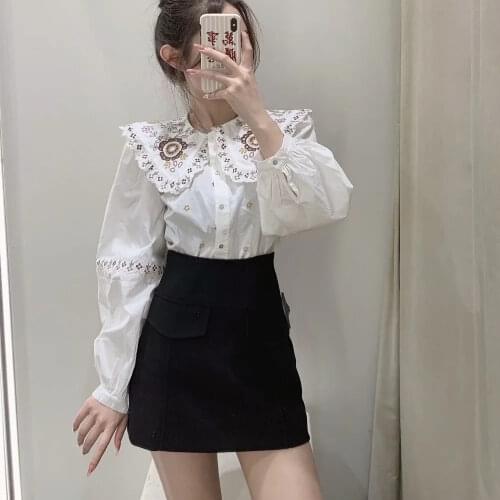 Женские рубашки с вышивкой XITIMEAO China At AliExpress