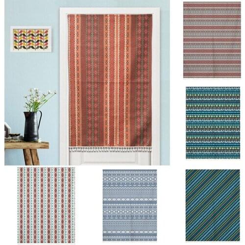 Bohemian Bedroom Kitchen Door Curtain Shower Partition Curtain Home Decoration Doorway Hanging Curtain Geomantic Curtain