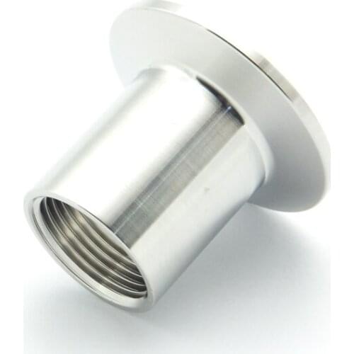 2" BSP Female x 77.5mm Ferrule OD 304 Stainless Steel Sanitary Connector Pipe Fitting For Homebrew Fit 2.5" Tri Clamp
