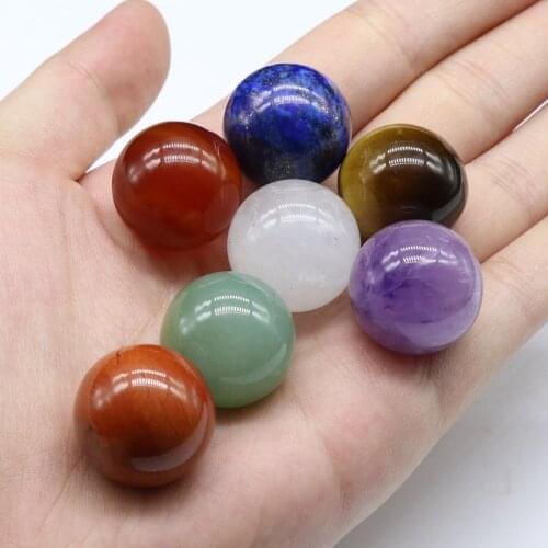 20mm Stone Beads Seven Chakra Natural Energy Yoga Healing Stone Guides Meditation Box-packed Three Style