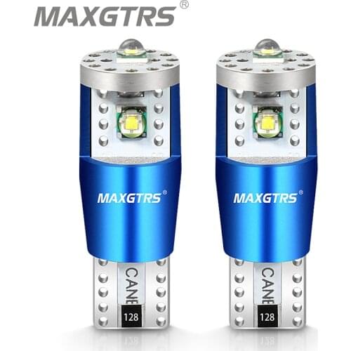 2x T10 194 W5W 15W High Power Cree Chip XP-E CANBUS NO ERROR White LED Upgrade DRL Backup Reverse Map Dome SIDE INDICATOR Lights
