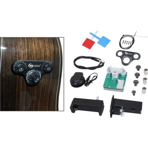 Folk Acoustic Guitar Plus Vibration Pickup Plus Shock Amplifier Sound Hole Pickup Musical Instrument Accessories
