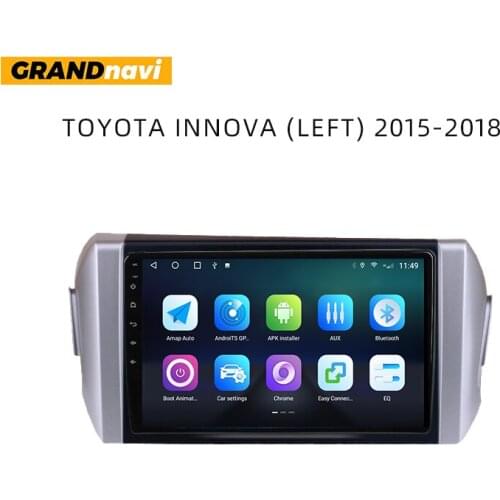AKAMATE Car Multimedia Player 2 Din Car Radio For Toyota Innova (Left) 2015-2018 CarPlay Auto Radio Bluetooth Navigation