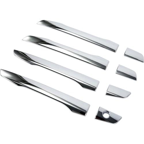 Car Styling Chrome Exterior Side Door Handle Cover Trim Molding Protector Accessories Fit For Honda CR-V CRV 5th 2017 2018 2019