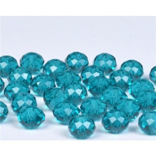 4 6 8mm Austria Spacer Rondelle Crystal Beads Beads for Needlework Women Diy Accessories Pearls Loose Facet Glass Beads