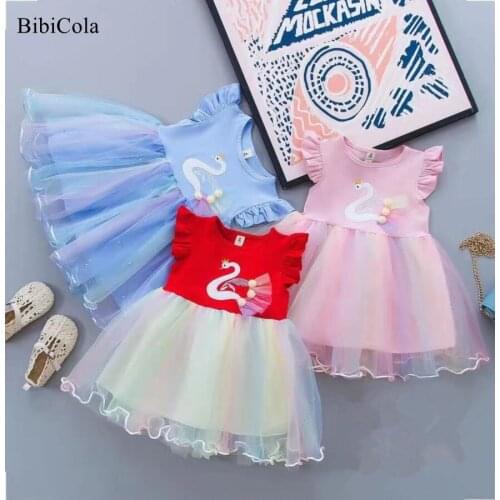 Baby Girls Summer Wedding Dresses Newborn Baby Fashion Cute Lace Princess Party Dress For Bebe Girls Toddler Birthdays Clothes