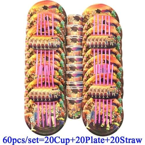 Disney Toy Story Theme Party Supplies Paper Plate Cup Straws Disposable Tableware Toy Story 4 Boys Happy Birthday Party Decorate