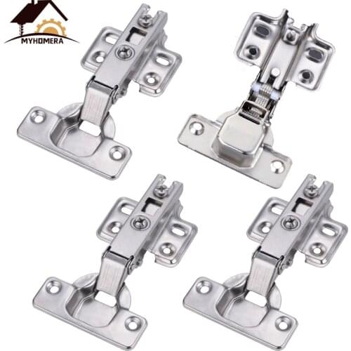 Myhomera Hinge Cabinet Door Hinges Closer Kitchen Cupboard Furniture Hardware Full-Overlay Half-Overlay Embed Without Hydraulic